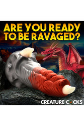 XR Brands - Creature Cocks - Talon Silicone Dildo - Multicolour - Stag Shop