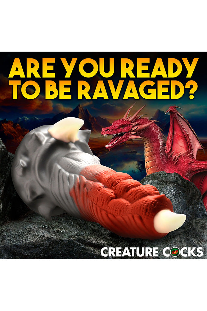 XR Brands - Creature Cocks - Talon Silicone Dildo - Multicolour - Stag Shop