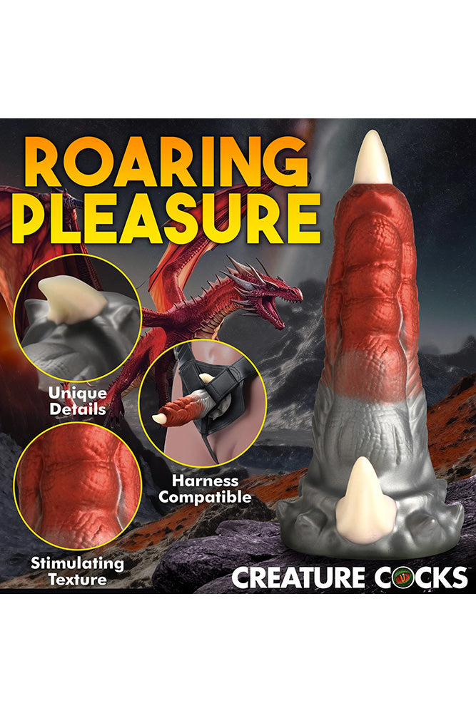XR Brands - Creature Cocks - Talon Silicone Dildo - Multicolour