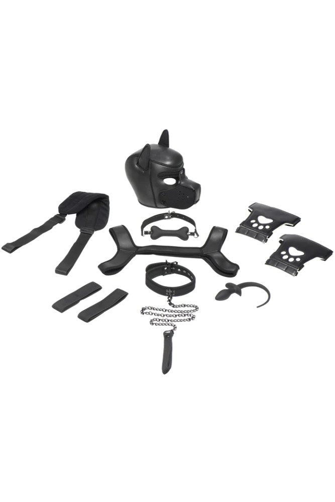 XR Brands - Master Series - Deluxe Pup Arsenal Set - Black - Stag Shop