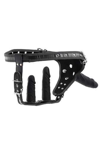 XR Brands - Strict - Double Penetration Strap On Harness - Stag Shop