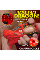 XR Brands - Creature Cocks - Dragon Tamer Silicone Stroker - Stag Shop