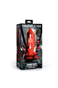 Thumbnail for XR Brands - Creature Cocks - Dragon Thrust Thrusting Dildo With Remote - Stag Shop