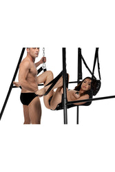 XR Brands - Strict - Extreme Sling and Swing Stand - Black - Stag Shop