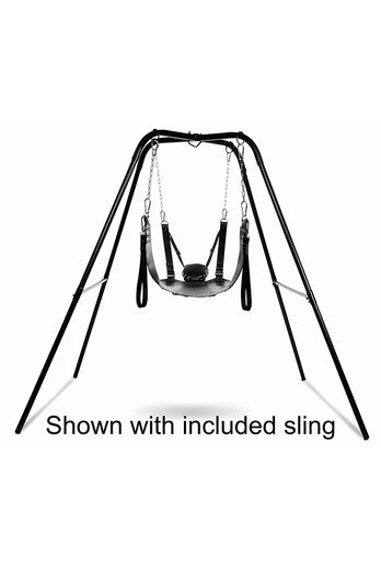 XR Brands - Strict - Extreme Sling and Swing Stand - Black - Stag Shop