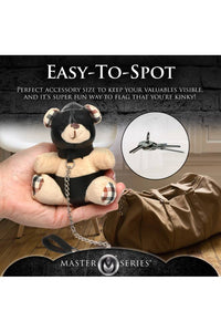 Thumbnail for XR Brands - Master Series - Hooded Teddy Bear Keychain - Brown - Stag Shop