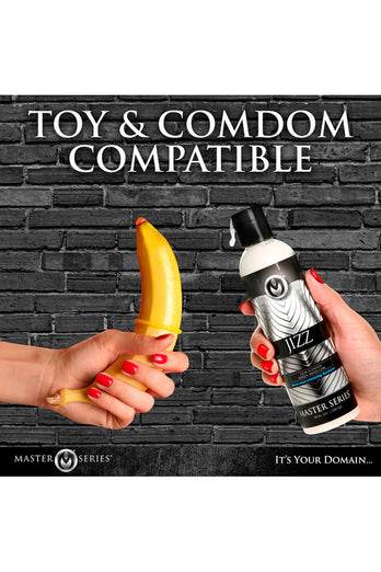 XR Brands - Master Series - Jizz Water-Based Cum scented Lube - 8.5oz - Stag Shop