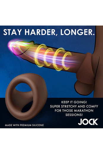 XR Brands - JOCK - Silicone Cock & Ball Ring - Stag Shop