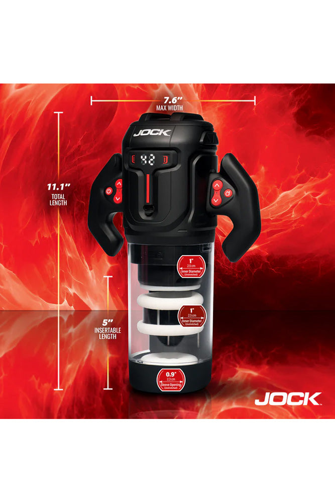 XR Brands - Jock - Turbo Spin Thrusting & Rotating Masturbator - Stag Shop