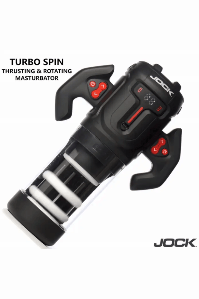XR Brands - Jock - Turbo Spin Thrusting & Rotating Masturbator - Stag Shop