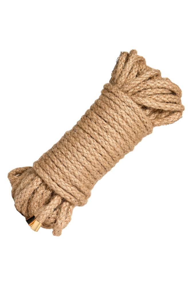 XR Brands - Master Series - Tied Up Ultra Premium Braided Jute Rope - 50ft - Stag Shop