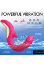 XR Brands - Lickgasm - Tease & Please Thrusting & Licking Dual Vibrator - Pink - Stag Shop