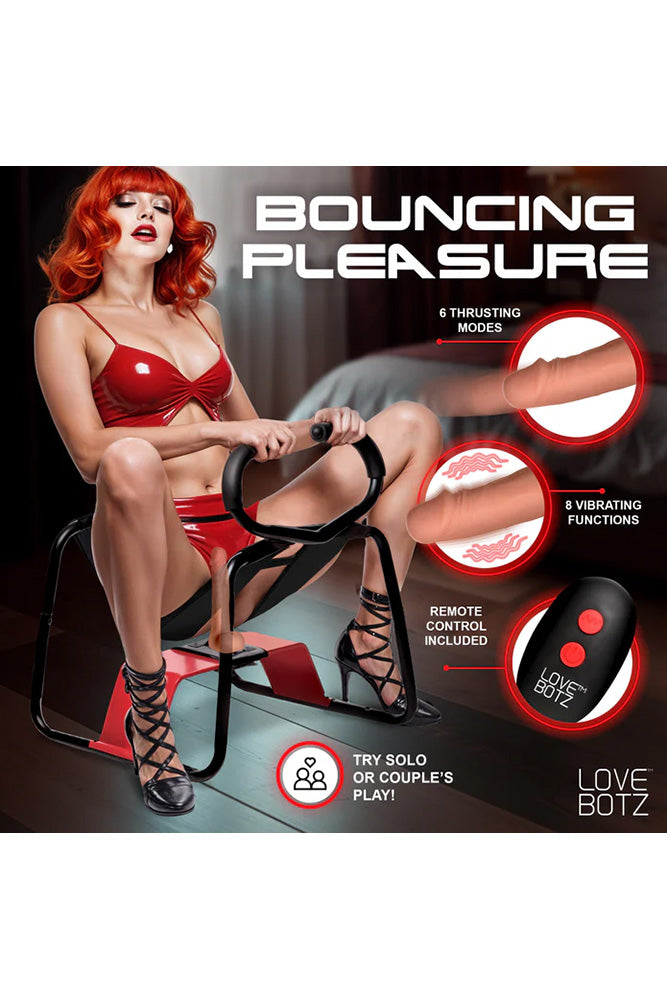 XR Brands - Love Botz - Bangin' Bench with Thrusting & Vibrating Dildo - Stag Shop