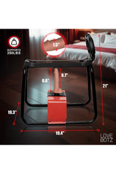 XR Brands - Love Botz - Bangin' Bench with Thrusting & Vibrating Dildo - Stag Shop