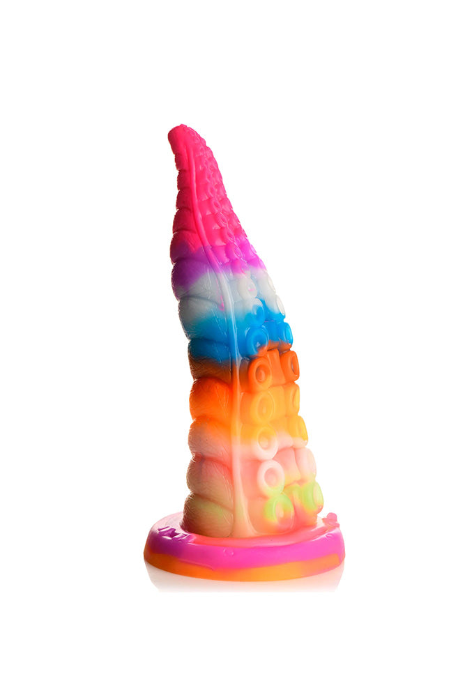 XR Brands - Creature Cocks - Luminoctopus Glow-in-the-Dark Tentacle Dildo - Multicolour - Stag Shop