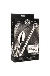 XR Brands - Master Series - Anal Hook Trainer Anal Hook With 3 Plugs - Silver - Stag Shop