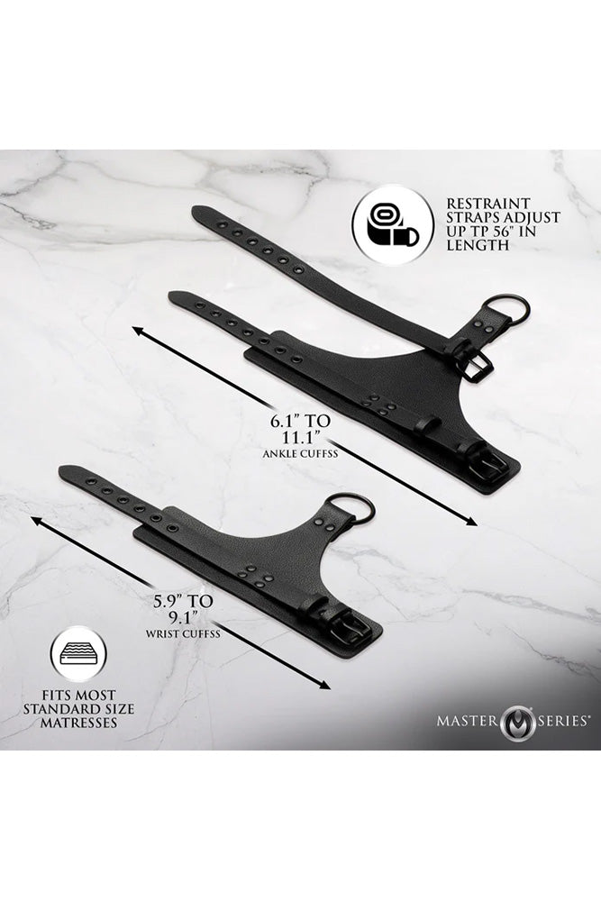 XR Brands - Master Series - All Access Bed Restraint Kit - Stag Shop