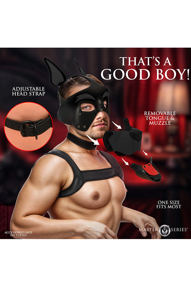 XR Brands - Master Series - Alpha Dog Pup Hood - Stag Shop