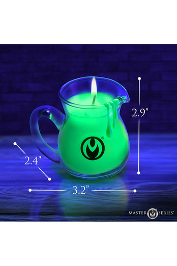 XR Brands - Master Series - Blacklight Wax Play Pitchers - Stag Shop