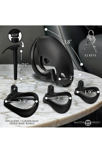 Thumbnail for XR Brands - Master Series - Captor Chastity Cage - Stag Shop