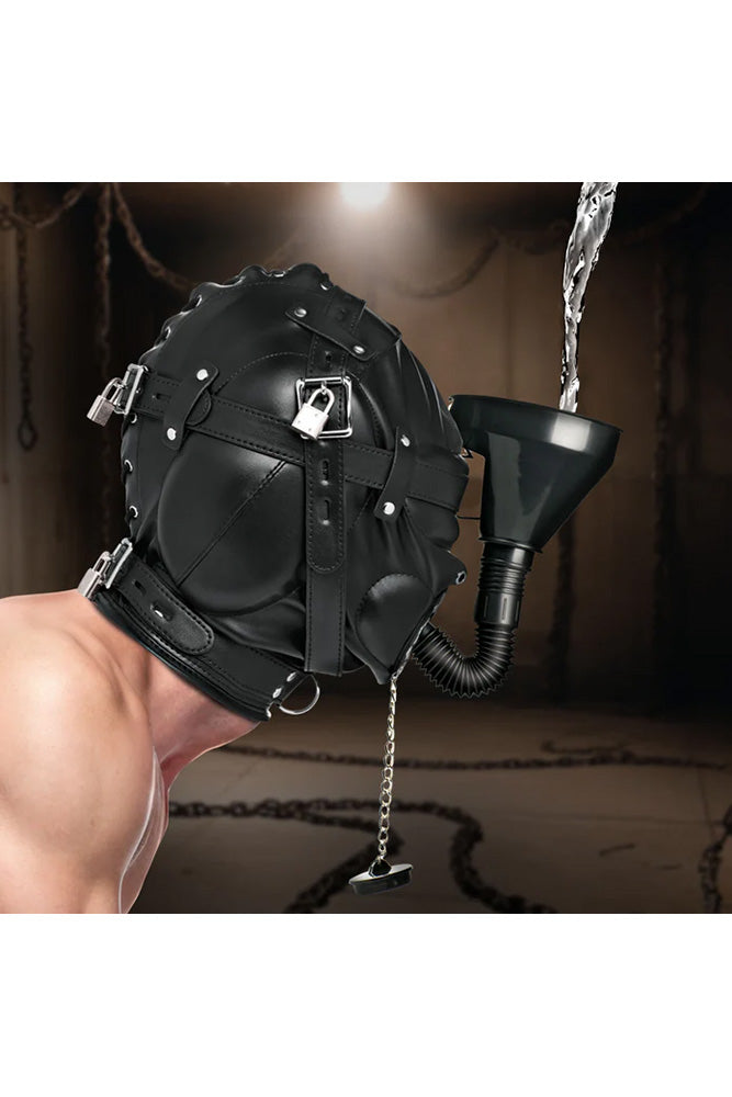 XR Brands - Master Series - Degraded Sensory Deprivation Hood with Funnel - Stag Shop