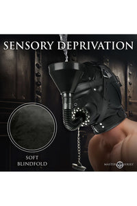 Thumbnail for XR Brands - Master Series - Degraded Sensory Deprivation Hood with Funnel - Stag Shop