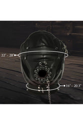 XR Brands - Master Series - Degraded Sensory Deprivation Hood with Funnel - Stag Shop