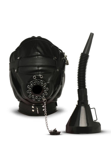XR Brands - Master Series - Degraded Sensory Deprivation Hood with Funnel - Stag Shop