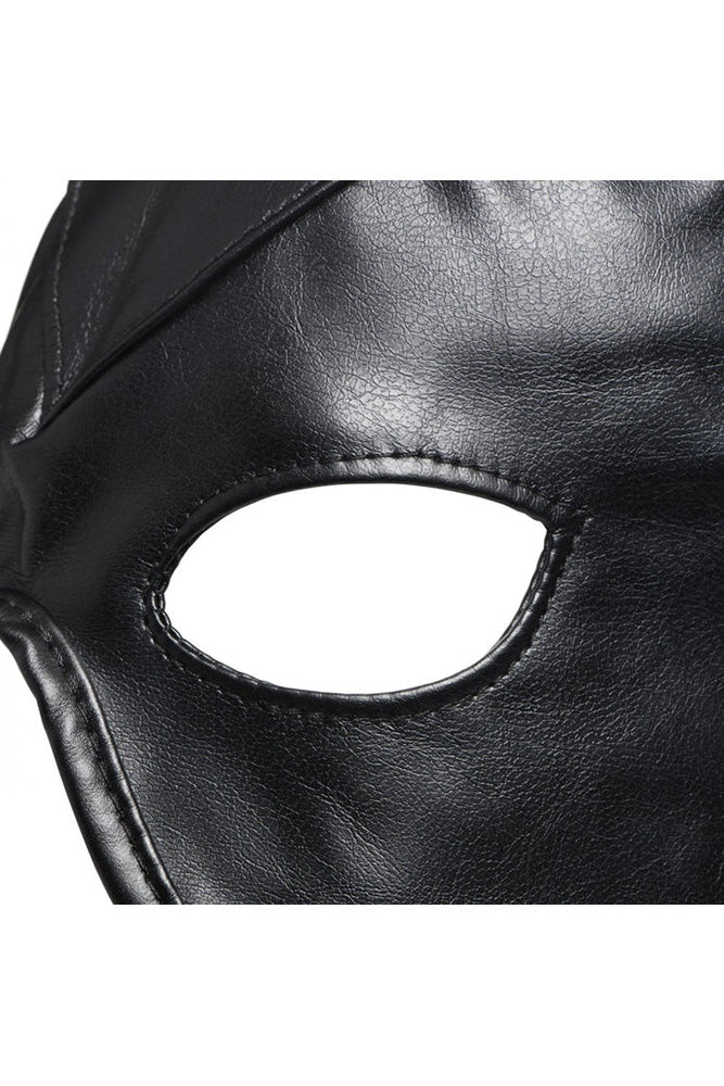 XR Brands - Master Series - Dungeon Demon Bondage Hood with Horns - Stag Shop