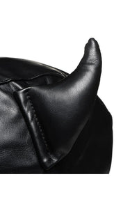 Thumbnail for XR Brands - Master Series - Dungeon Demon Bondage Hood with Horns - Stag Shop