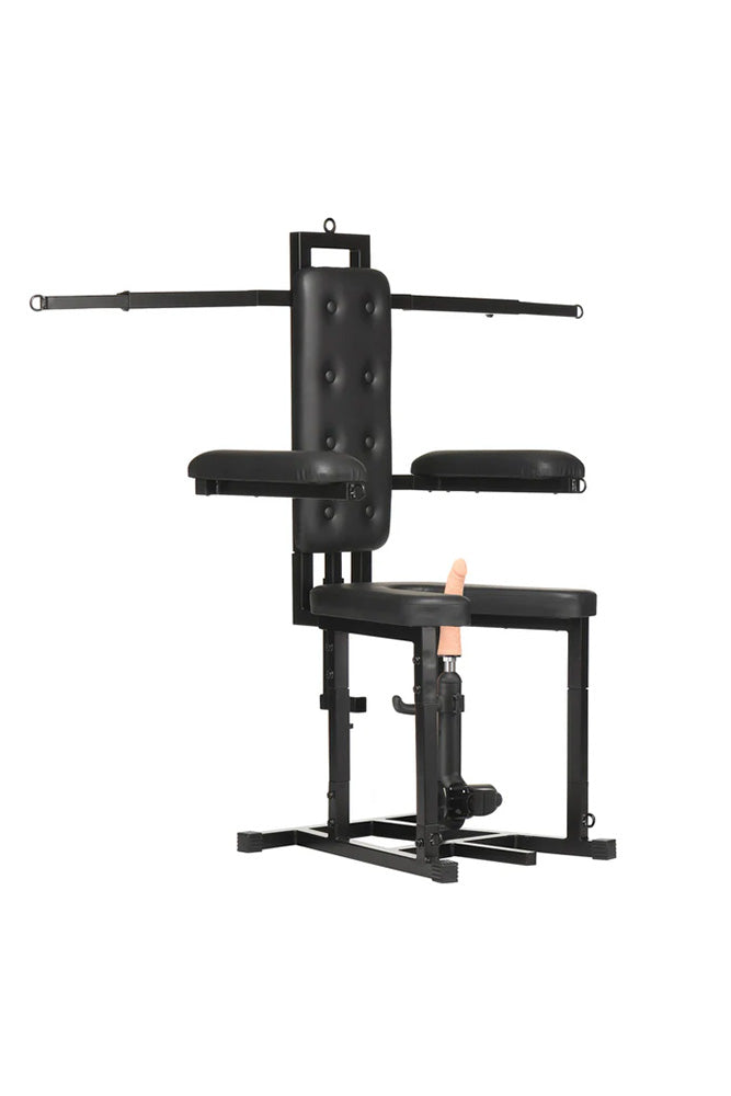 XR Brands - Master Series - Enforcer Chair with Sex Machine - Stag Shop