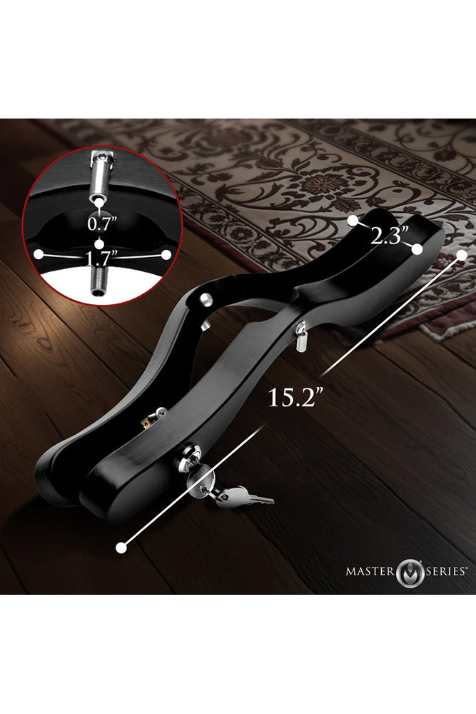 XR Brands - Master Series - Exposed E-Stim Wooden Humbler - Stag Shop