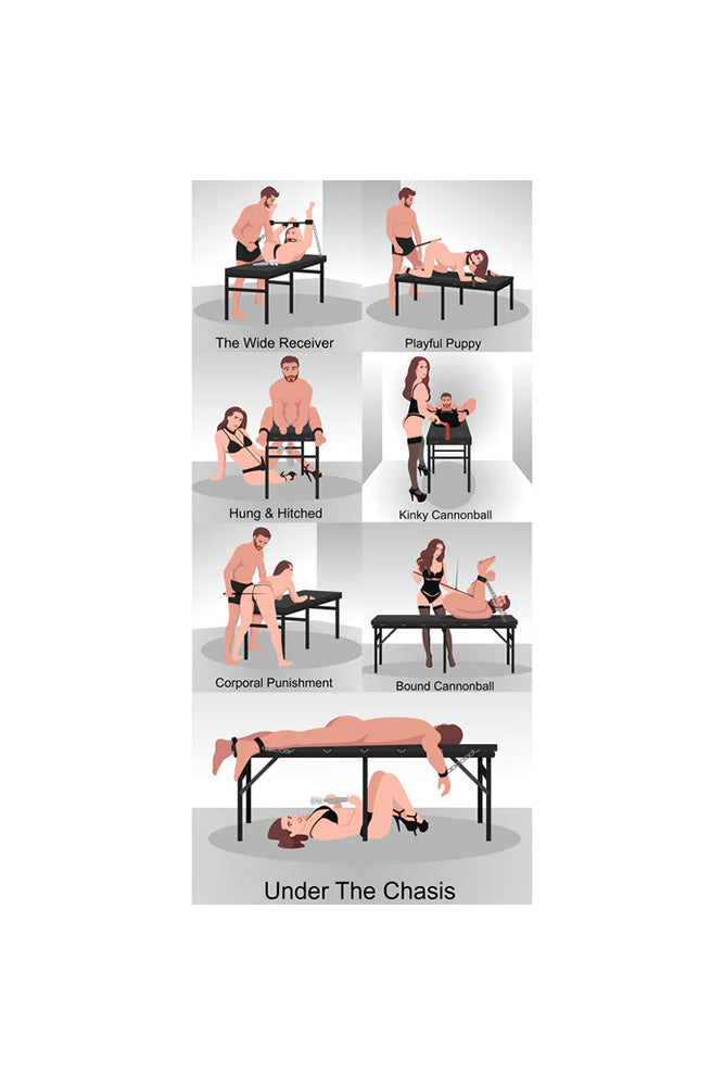 XR Brands - Master Series - Extreme Bondage Table - Pre-Order - Stag Shop