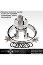 XR Brands - Master Series - Forced Spread Stainless Steel Anal Explorer - Silver - Stag Shop