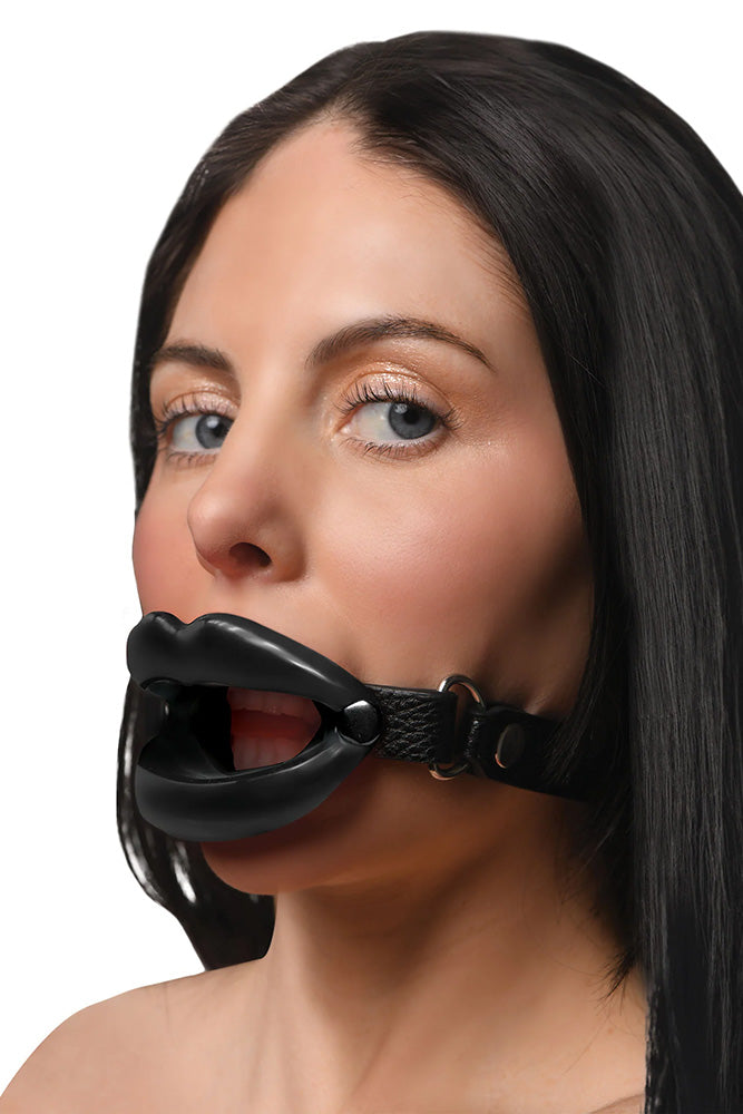 XR Brands - Master Series - Juicy Lips Silicone Open Mouth Gag - Stag Shop