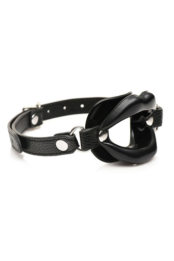 XR Brands - Master Series - Juicy Lips Silicone Open Mouth Gag - Stag Shop