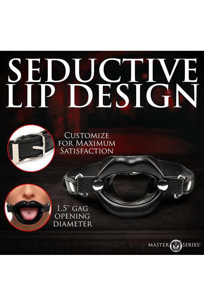 XR Brands - Master Series - Juicy Lips Silicone Open Mouth Gag - Stag Shop