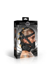 XR Brands - Master Series - Lockable Head Harness with Muzzle - Stag Shop