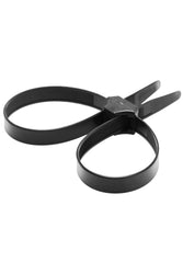 XR Brands - Master Series - Misbehaved Zip Tie Cuffs 5 Pack - Black - Stag Shop