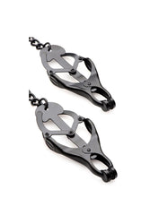 XR Brands - Master Series - Monarch Noir - Nipple Vice - Black - Stag Shop
