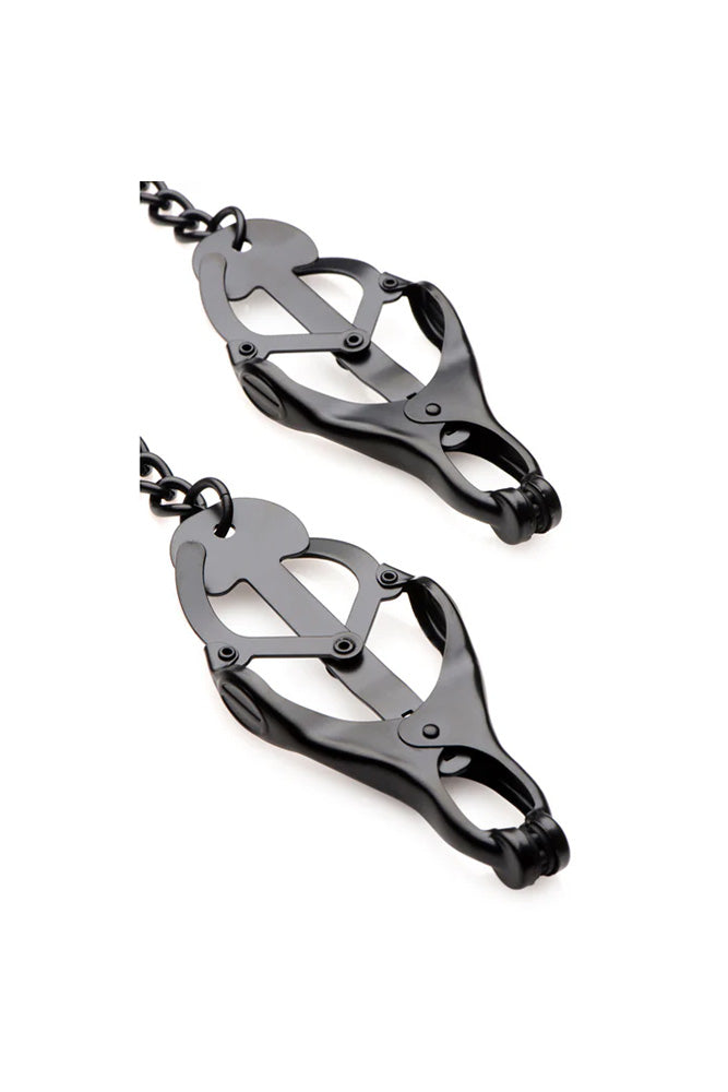 XR Brands - Master Series - Monarch Noir - Nipple Vice - Black - Stag Shop