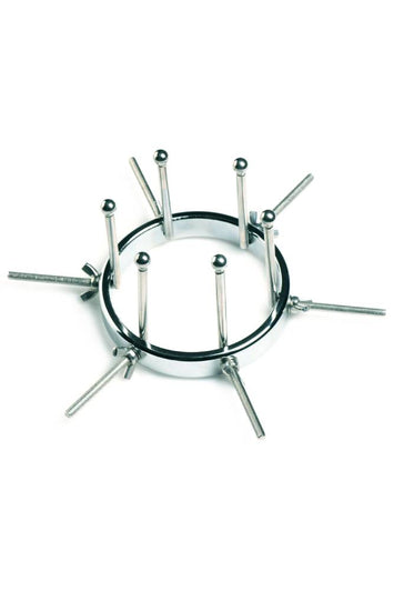 XR Brands - Master Series - Oculus Stainless Steel Anal Explorer - Silver - Stag Shop