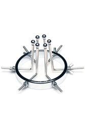 XR Brands - Master Series - Oculus Stainless Steel Anal Explorer - Silver - Stag Shop