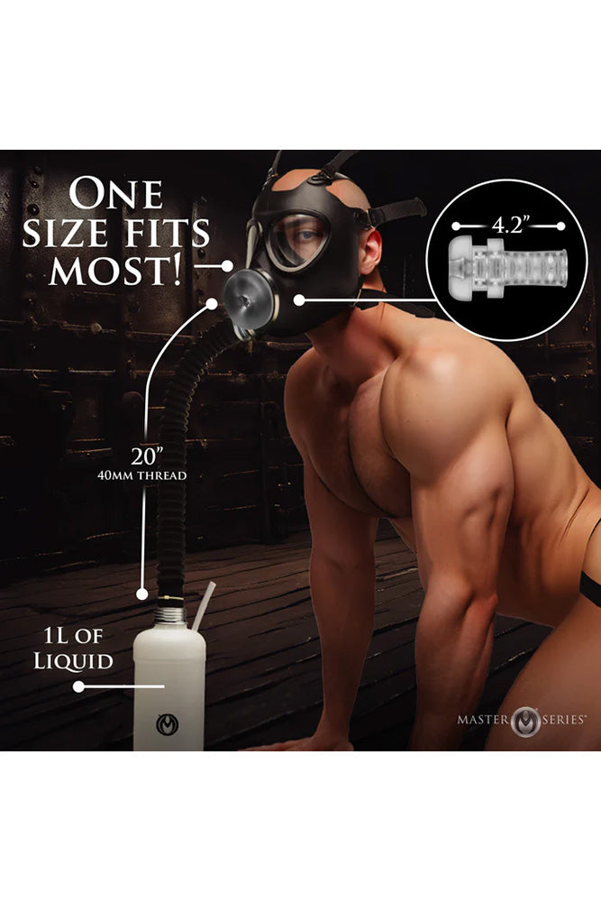 XR Brands - Master Series - Overload Stroker Gas Mask Kit - Stag Shop