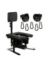 XR Brands - Master Series - Pleasure Throne Oral Sex Queening Chair - Black - Stag Shop