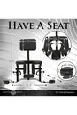XR Brands - Master Series - Pleasure Throne Oral Sex Queening Chair - Black - Stag Shop
