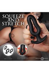 XR Brands - Master Series - Pop Plugs 3 Piece Hollow Silicone Anal Trainer Set - Stag Shop