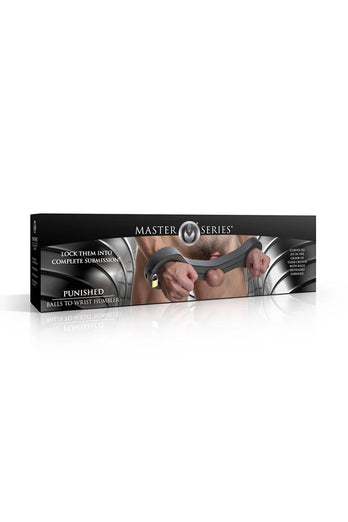 XR Brands - Master Series - Punished Balls to Wrist Humbler - Stag Shop