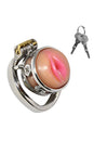 XR Brands - Master Series - Pussy Boy Metal Chastity Cage - Stag Shop