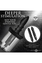 XR Brands - Master Series - Rosebud Driller Deluxe Vibrating Rosebud Pump - Stag Shop